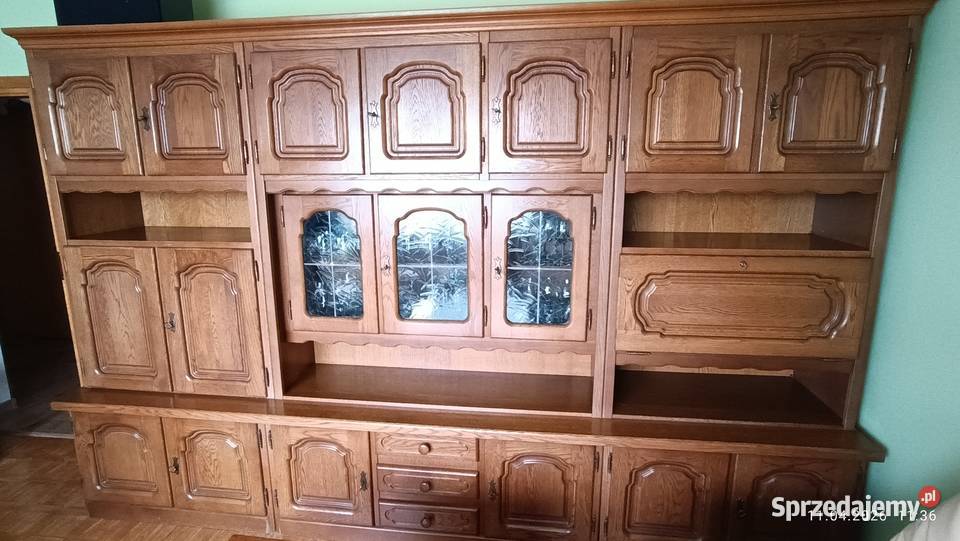 Meblościanka Dębowa 20 kilometrów Transport Mysłowice sprzedam