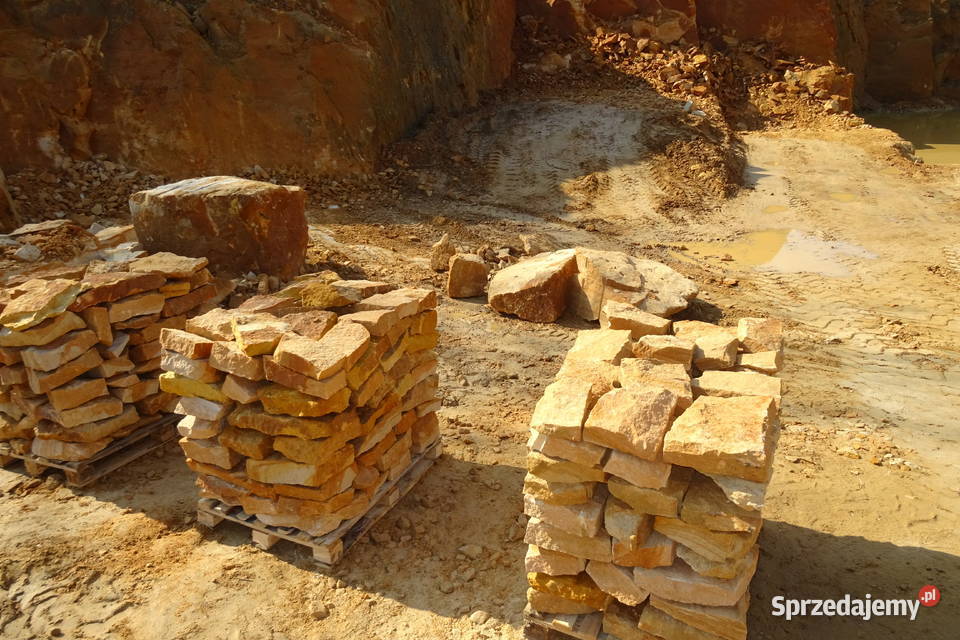 Płaski kamień ogrodowy na skarpy do ogrodu