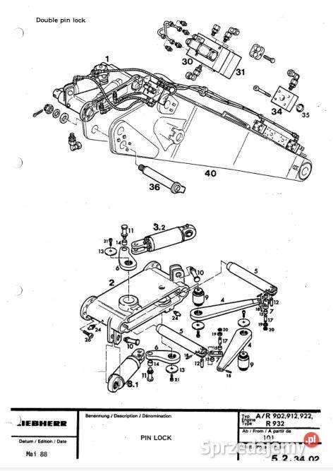 Liebherr A900 A902 A912 A922 A942 instrukcja świętokrzyskie Kielce sprzedam
