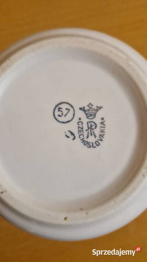 Porcelanowe kubki retro Czechosłowacja Cieszyn