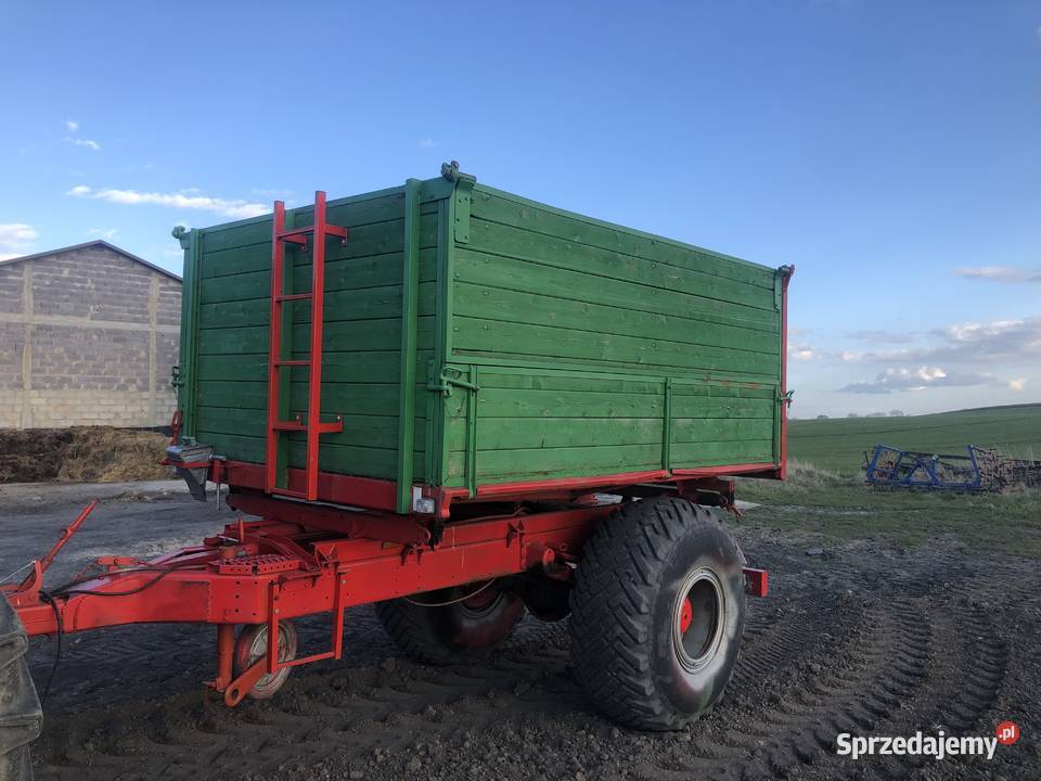Przyczepa jednoosiowa wywrotka 6 ton nieuszkodzony Subkowy