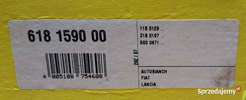 LUK 618 1590 00 SPRZĘGŁO FIAT CINQUECENTO UNO osobowe