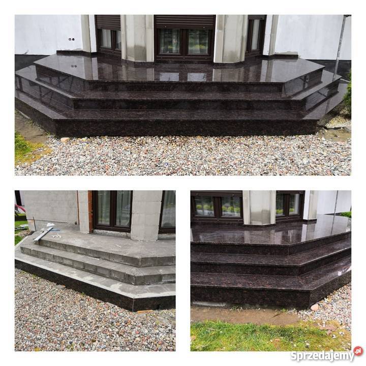 Nagrobki Schody wewnętrzne parapety