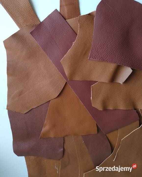 Skóra 446 g Licowa Włoska średnie i małe kawałki pomorskie Gdańsk