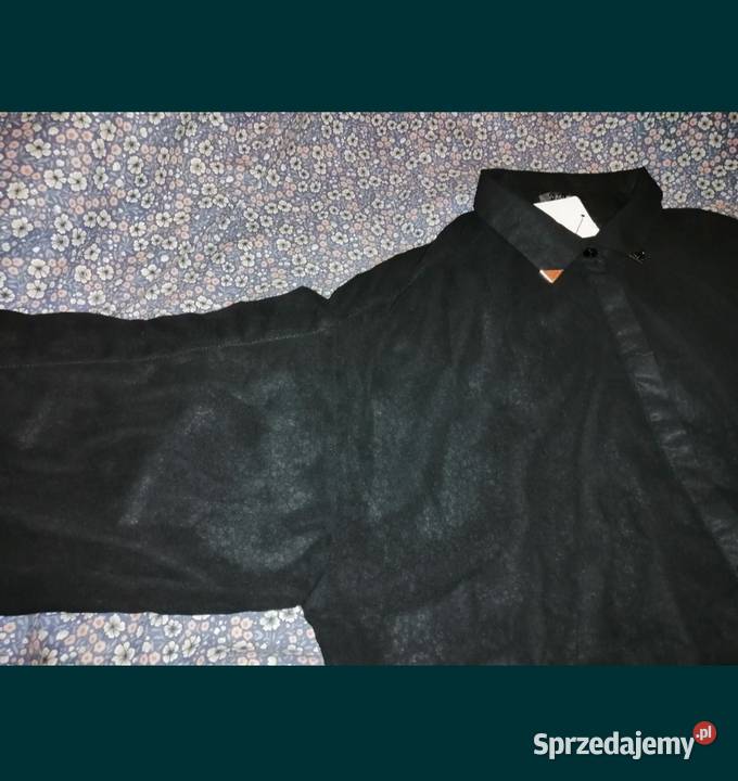 Nowa czarna koszula bluzka rozpinana YORKER czarny wielkopolskie