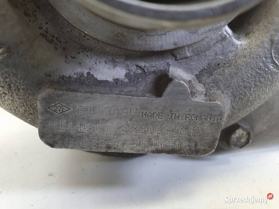 TURBOSPRĘŻARKA Renault Megane II 19 DCI turbo lubelskie Chełm sprzedam