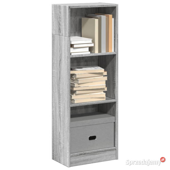 Regał szary dąb sonoma 40x24x109 materiał Regały mazowieckie Warszawa