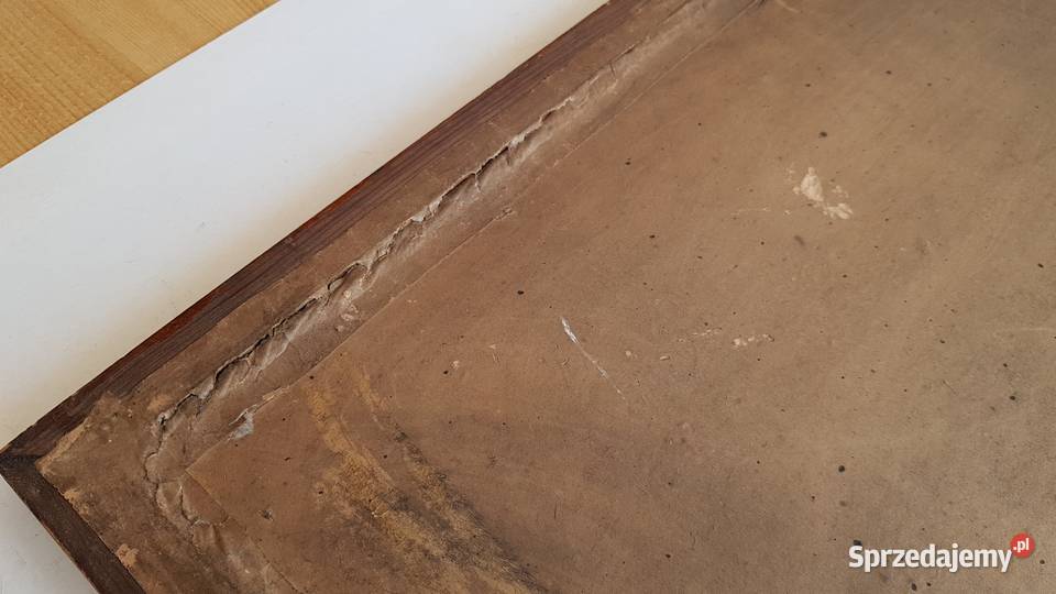 Stary obraz portret pastelkredka sygnowany Józef Dąbrowa Górnicza sprzedam