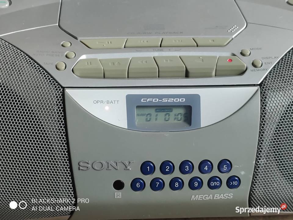 radiomagnetofon Sony CFDS200