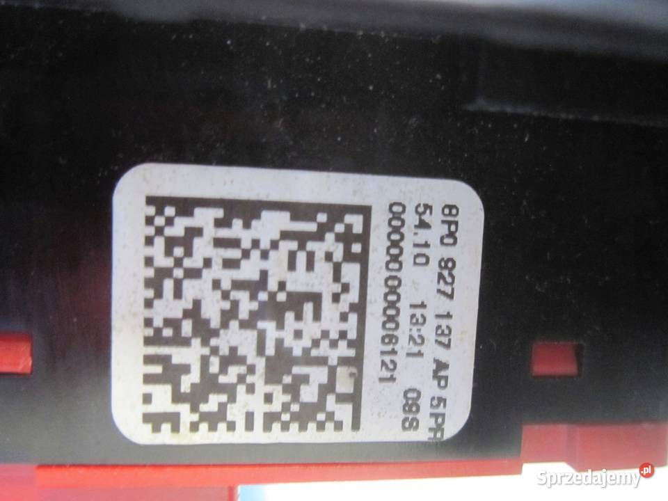 AUDI A3 SPORTBACK 8PA 10r panel przełączników Panele sterowania, przełączniki Kielce