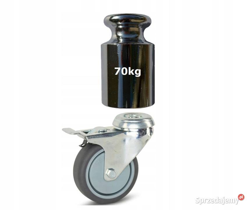 Koło Obrotowe z Hamulcem 75mm 70 Guma TPR Kozienice
