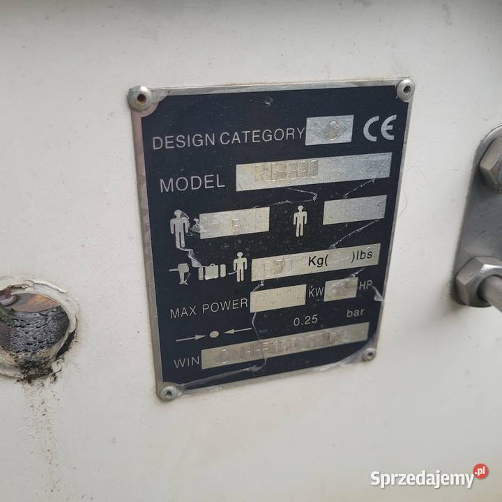 Ponton RIB 390 C z silnikiem i przyczepą świętokrzyskie Kielce sprzedam