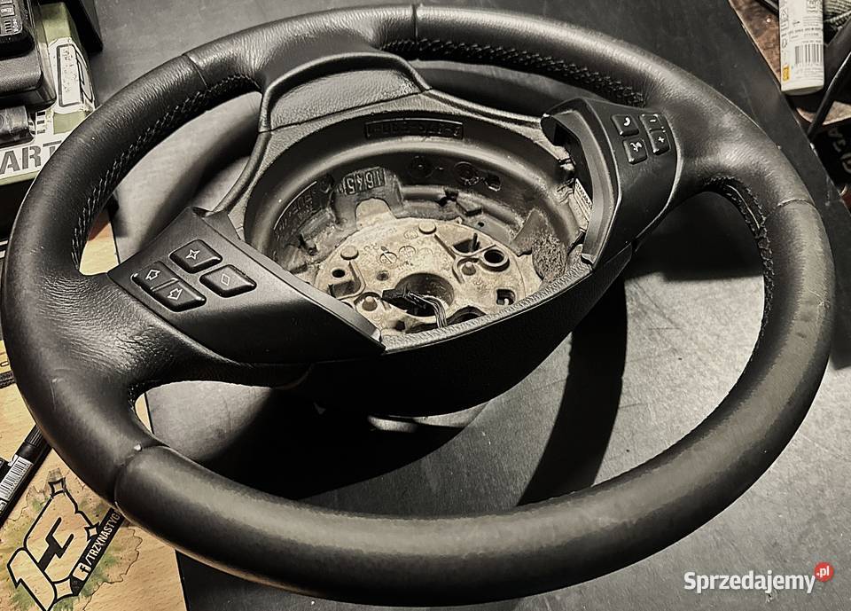 Kierownica Trójramienna Skórzana BMW E90 Bielawa