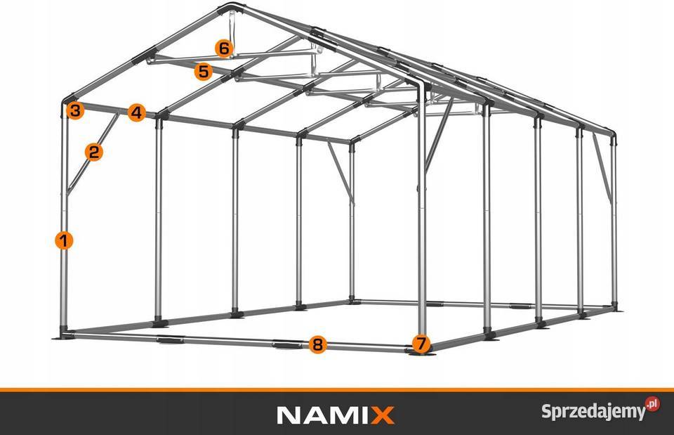 Namiot PRESTIGE 6x826m hala przemysłowa