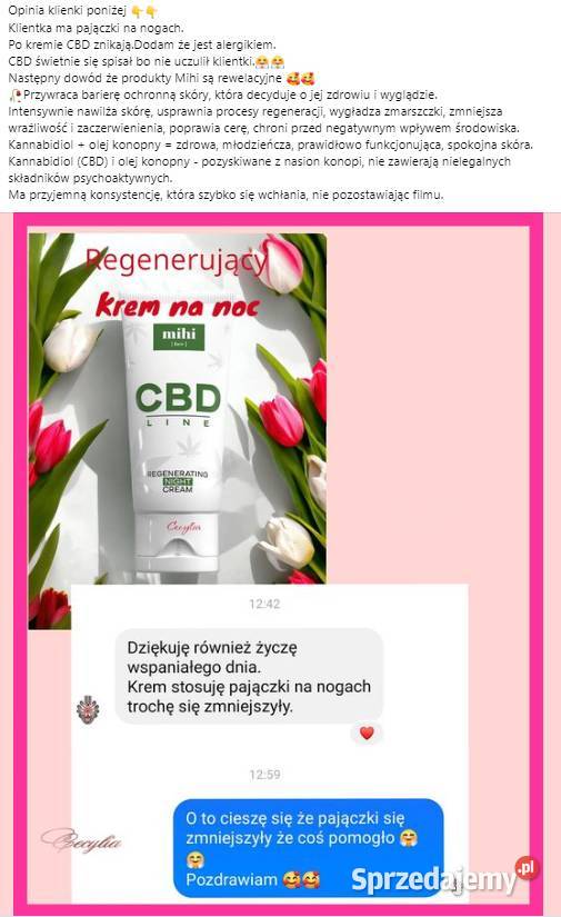Kremy do twarzy z CBD na Dzień i na Noc Hajnówka