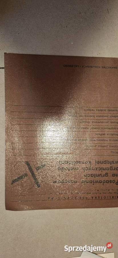 I wydanie Posadowienia drogowe na gruntach Antykwariat Łęczyca