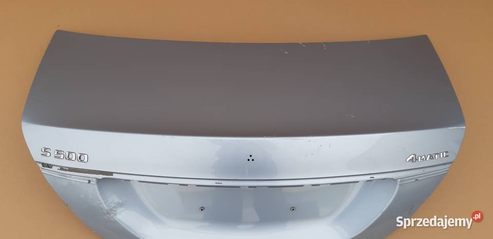 MERCEDES SKLASA W222 S500 KLAPA BAGAŻNIKA TYŁ lubuskie Bieleń