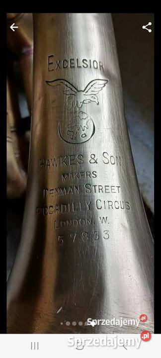 Kornet HawkesSon z 1930 roku fabryczny 5