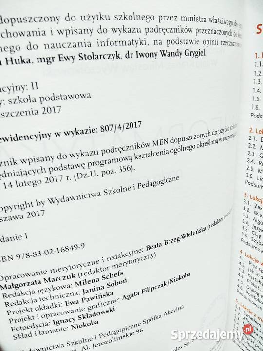 Informatyka 7 Warszawa sprzedam