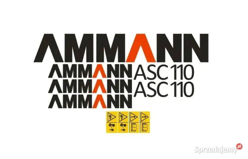 Naklejki oklejenie naklejka AMMANN ASC 110 Janików sprzedam
