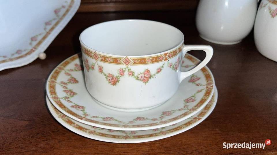 Serwis do herbaty BB Volksted Rudolfstadt Beyer Gdańsk