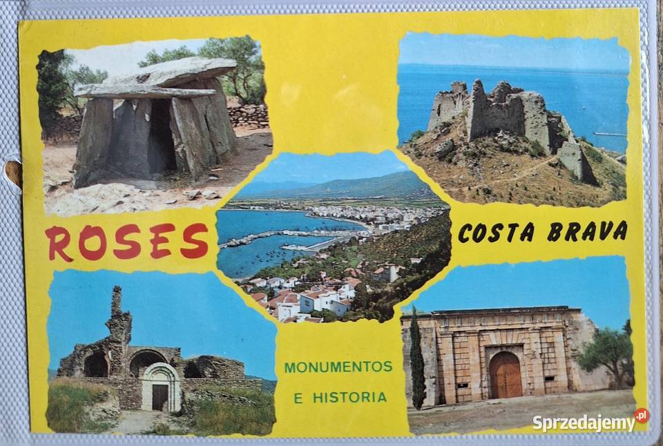 Hiszpania Costa Brava Llanca pocztówki 2 małopolskie Kraków