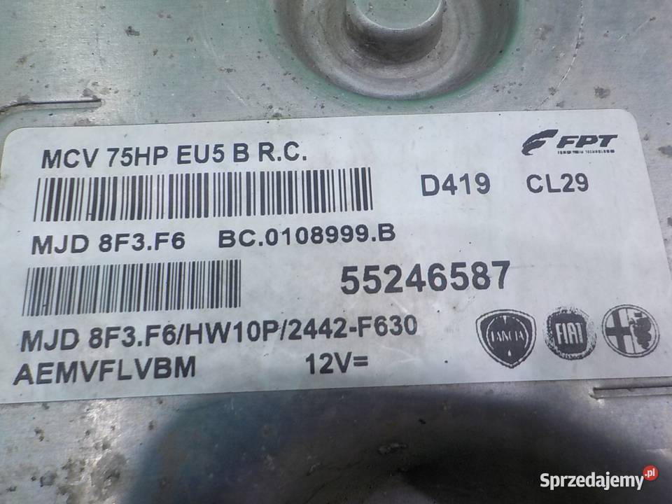 FIAT FIORINO 13 MJET 13r sterownik komputer Suków