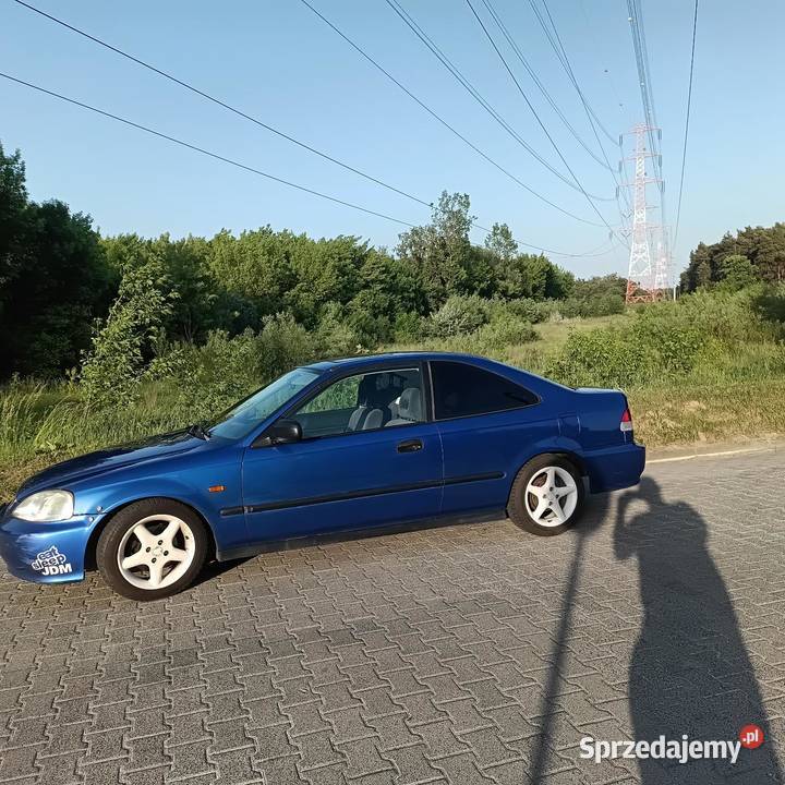 Civic VI Coupe EJ6 B18c4 LIFT full welurowa tapicerka Mosina