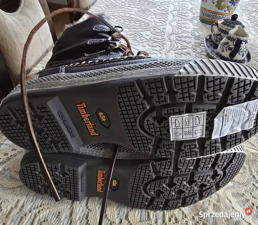 Nowe męskie kozaki marki Timberland brązowy/beżowy Świdnica