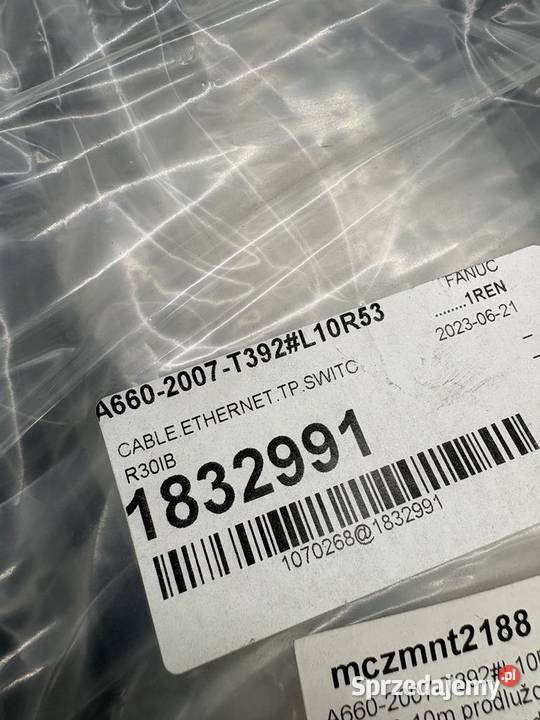 Fanuc A6602007T392L10R53 Ethernet cable