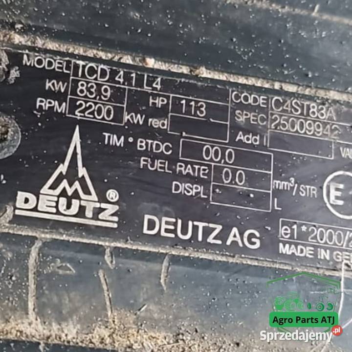 DEUTZFAHR AGROTRON 61204 PartsCzęści podlaskie Ciechanowiec