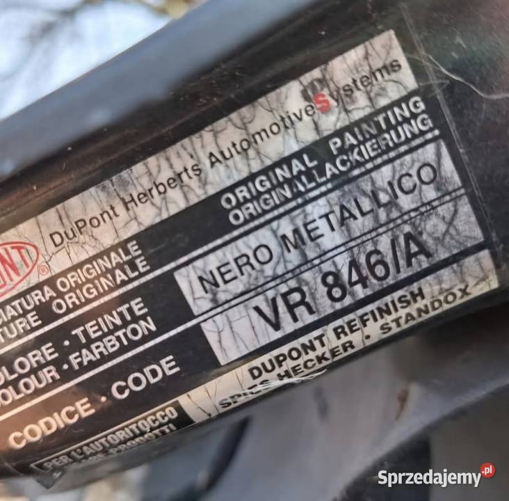 Alfa Romeo 156 zderzak przód przedni Nero Hańsk Pierwszy sprzedam
