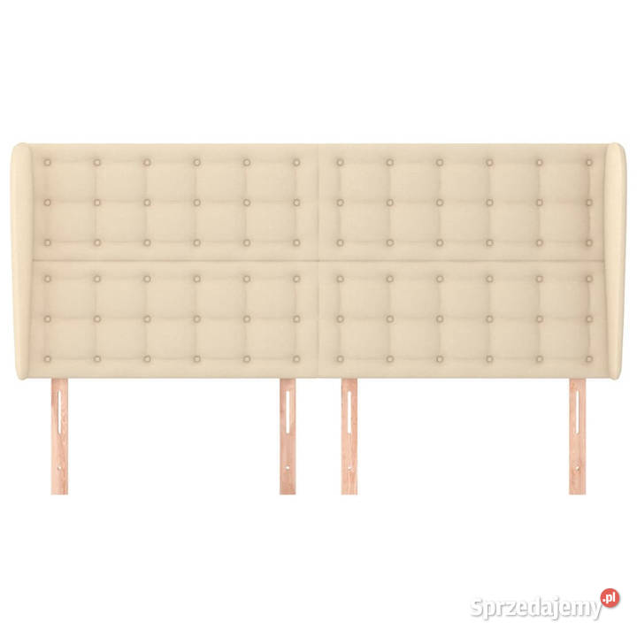 Zagłówek uszak kremowy 183x23x118128 tkanina Warszawa sprzedam