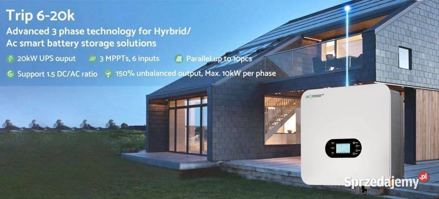 LUXPOWER falownik hybrydowy TriP 15K 3fazy HV