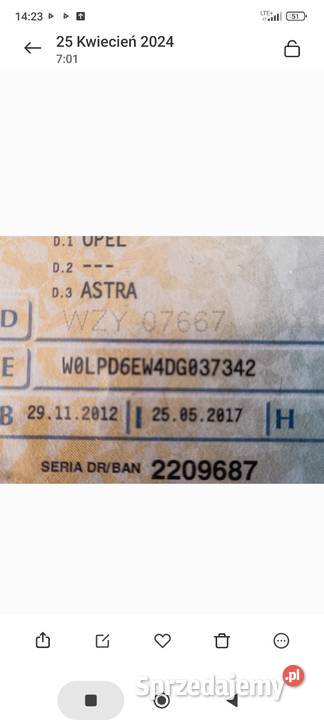 Astra j 2012 tempomat Astra Żyrardów