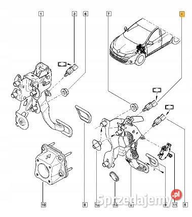 czujnik pedału RenaultOpelNisan sprzedam