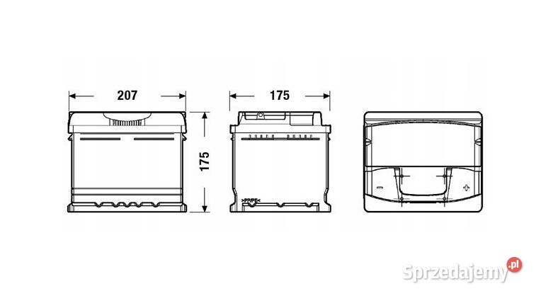 AKUMULATOR CENTRA FUTURA 47AH 450A P wym Lublin
