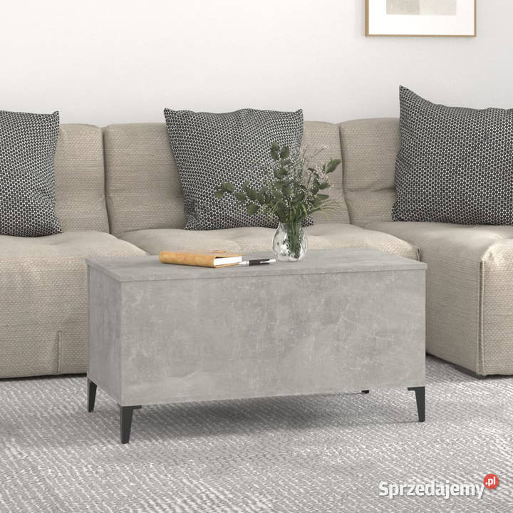 Stolik kawowy szarość betonu 90x445x45 WM819592 Warszawa