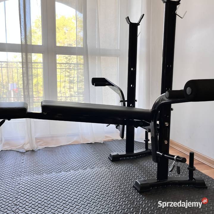 Zestaw Do Ćwiczeń 128 Siłownia Ławeczka Hantle Warszawa