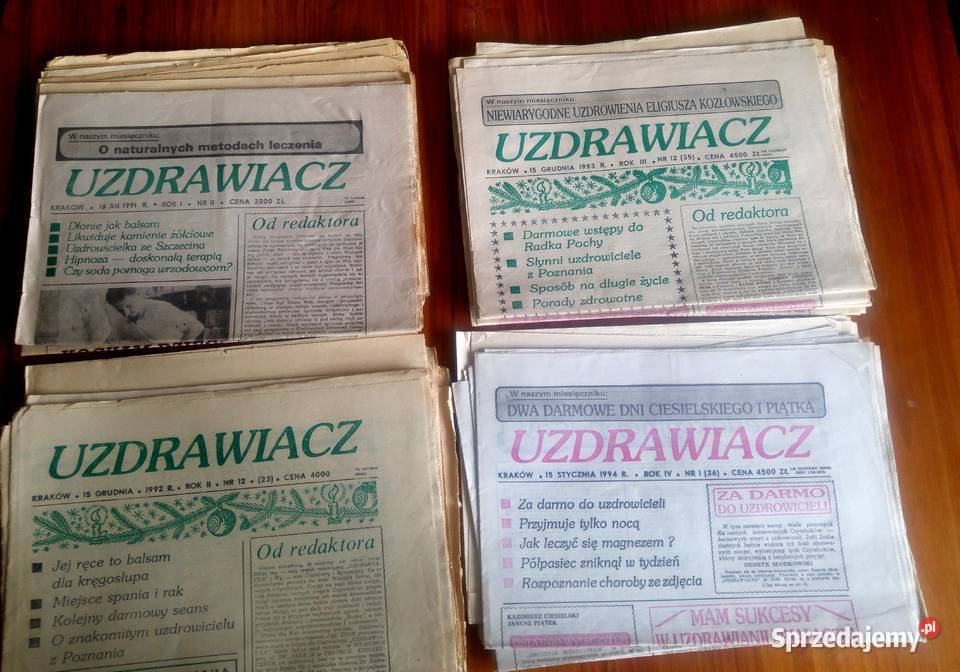 Uzdrawiacz czasopismo 1991 r 38 Szczecin