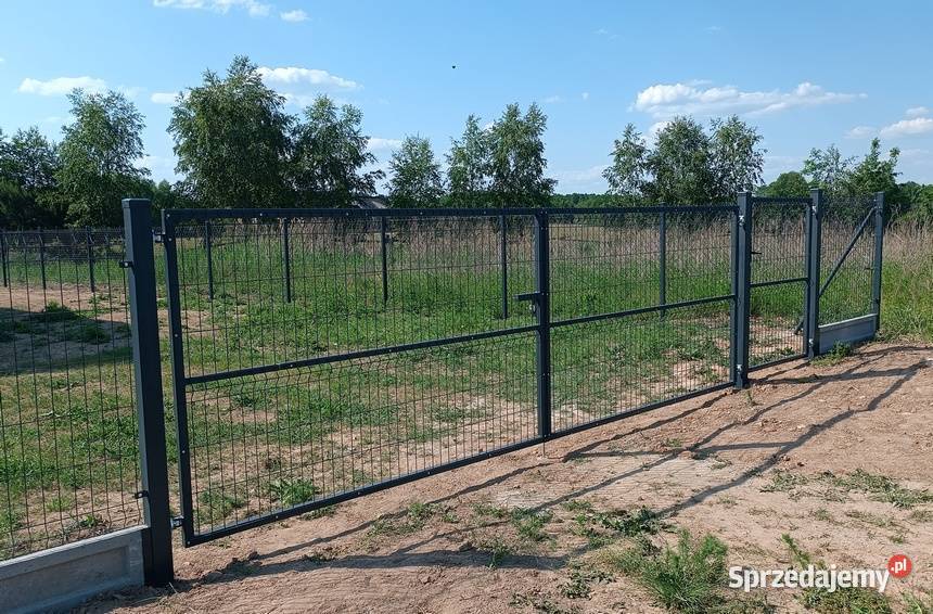 Ogrodzenia z siatki panelowe leśne bramy furtki Olsztyn