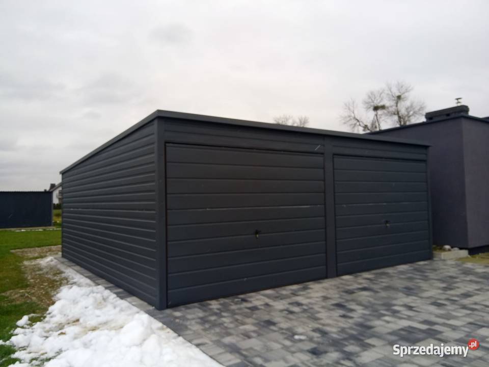 Garaż blaszany 6x5 dwustanowiskowy Kraśnik