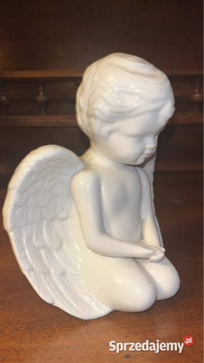 Aniołek biała porcelana Gdańsk
