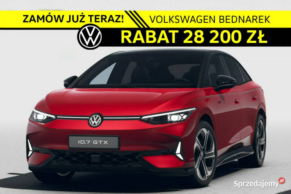 Volkswagen ID7 GTX 4MOTION 86 kWh 340 Zasięg do Łódź