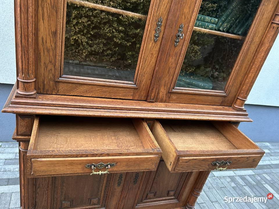 Piękny stary kredens komoda witryna Gdańsk