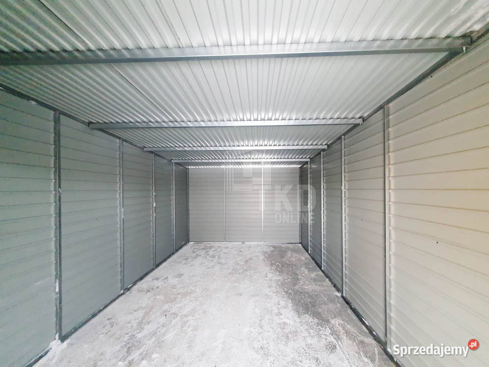 Garaż Blaszany 4x6 Brama uchylna Antracyt TKD152 Sopot sprzedam