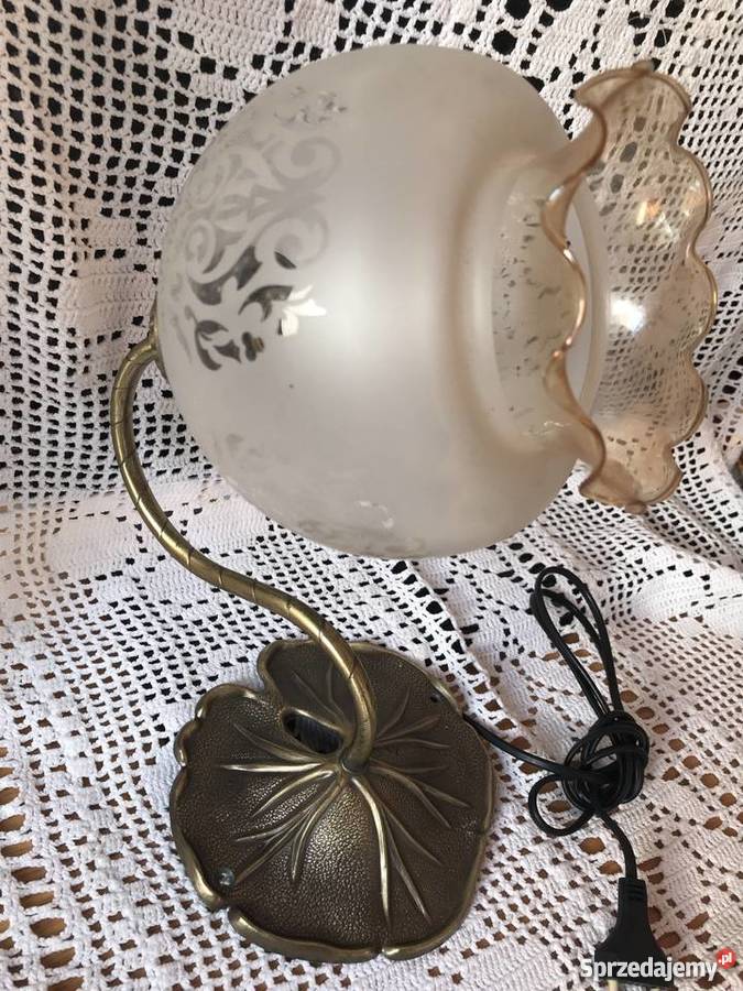 Lampa lampka Kinkiet metal i szkło TANIO Bystrzyca Kłodzka