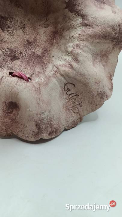 Ceramiczny dekoracyjny kapelusz ozdoba Zamość