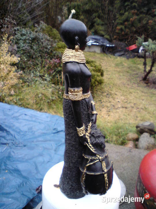 Stara figurka kobiety świeca ozdobna Aleksandrów Łódzki sprzedam