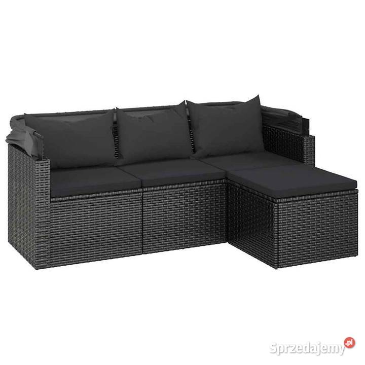 3os sofa ogrodowa z daszkiem i podnóżkiem Warszawa